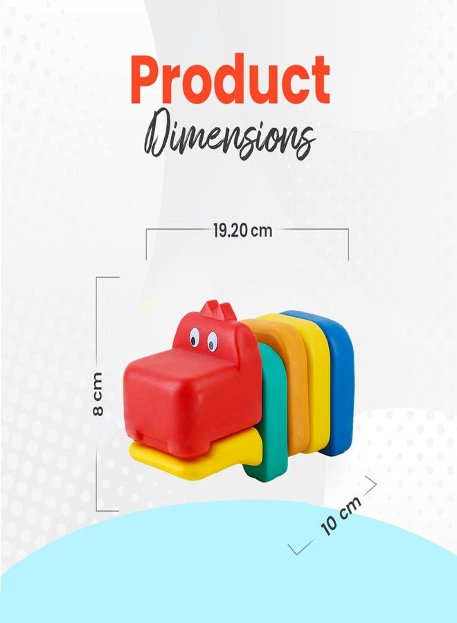 OK-Play OK Play My Pet Hippo, Plastic Toy for Kids, Multicolor,1 to 2 Years - Image 2